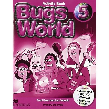 BUGS WORLD 5 ACTIVITY BOOK | 9780230407633 | SOBERON, A./READ, C. | Llibreria L'Odissea - Libreria Online de Vilafranca del Penedès - Comprar libros