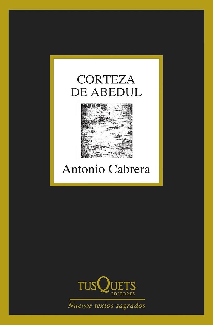 CORTEZA DE ABEDUL | 9788490662892 | CABRERA, ANTONIO | Llibreria Online de Vilafranca del Penedès | Comprar llibres en català