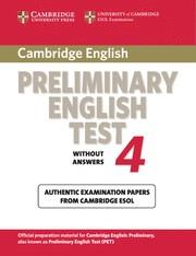 CAMBRIDGE PRELIMINARY ENGLISH TEST 4 STUDENT'S BOOK | 9780521755276 | CAMBRIDGE ESOL | Llibreria Online de Vilafranca del Penedès | Comprar llibres en català