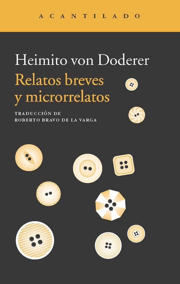 RELATOS BREVES Y MICRORRELATOS | 9788415689652 | VON DODERER, HEIMITO | Llibreria Online de Vilafranca del Penedès | Comprar llibres en català