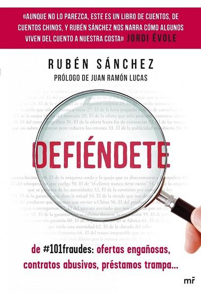 DEFIÉNDETE | 9788427040922 | SANCHEZ, RUBEN | Llibreria L'Odissea - Libreria Online de Vilafranca del Penedès - Comprar libros