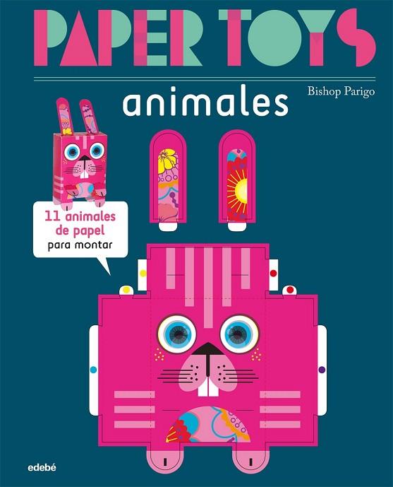 PAPER TOYS ANIMALES | 9788468311470 | PARIGO, BISHOP | Llibreria Online de Vilafranca del Penedès | Comprar llibres en català