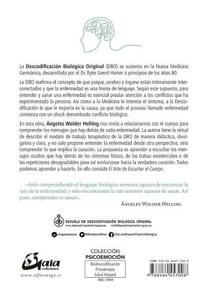 EL ARTE DE ESCUCHAR EL CUERPO | 9788484457008 | WOLDER HELLING, ÁNGELES | Llibreria L'Odissea - Libreria Online de Vilafranca del Penedès - Comprar libros