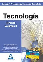 TECNOLOGIA TEMARIO VOLUMEN 2 | 9788466583251 | AA.VV | Llibreria Online de Vilafranca del Penedès | Comprar llibres en català