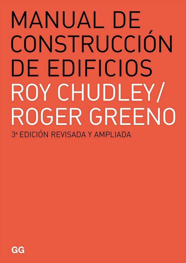 MANUAL DE CONSTRUCCIÓN DE EDIFICIOS | 9788425225918 | CHUDLEY, ROY / GREENO, ROFER | Llibreria Online de Vilafranca del Penedès | Comprar llibres en català