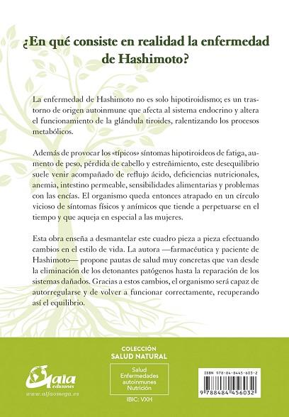 TIROIDITIS DE HASHIMOTO | 9788484456032 | WENTZ, IZABELLA | Llibreria Online de Vilafranca del Penedès | Comprar llibres en català