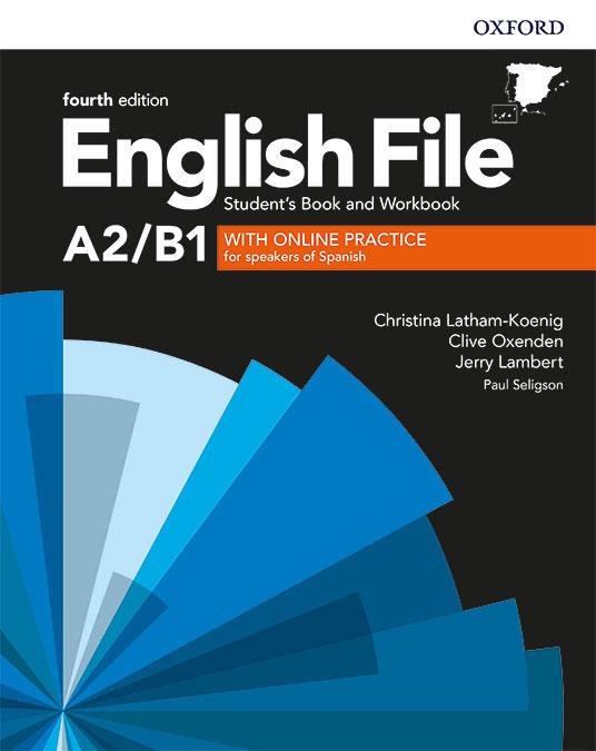 ENGLISH FILE 4TH EDITION A2/B1. STUDENT'S BOOK AND WORKBOOK WITHOUT KEY PACK | 9780194037457 | LATHAM-KOENIG, CHRISTINA/OXENDEN, CLIVE/LAMBERT, JERRY/SELIGSON, PAUL | Llibreria Online de Vilafranca del Penedès | Comprar llibres en català