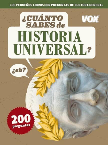 CUÁNTO SABES DE HISTORIA UNIVERSAL | 9788499740904 | AA. VV. | Llibreria Online de Vilafranca del Penedès | Comprar llibres en català