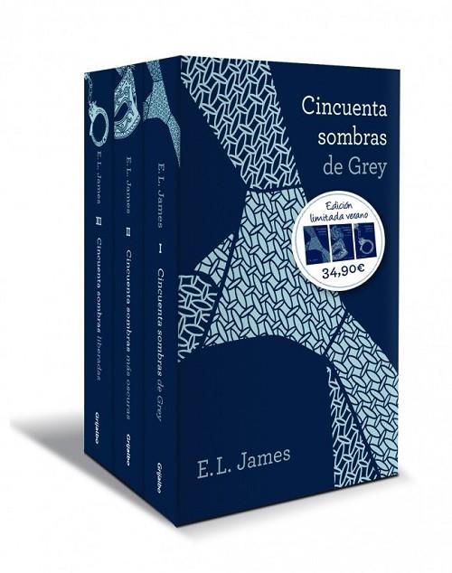 CINCUENTA SOMBRAS DE GREY PACK ESTIU | 9788425351501 | JAMES, E. L.  | Llibreria L'Odissea - Libreria Online de Vilafranca del Penedès - Comprar libros