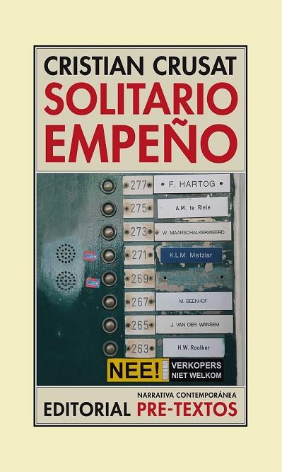 SOLITARIO EMPEÑO | 9788416453108 | CRUSAT, CRISTIAN | Llibreria Online de Vilafranca del Penedès | Comprar llibres en català