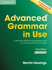 ADVANCED GRAMMAR IN USE BOOK WITH ANSWERS 3RD EDITION | 9781107697386 | HEWINGS, MARTIN | Llibreria Online de Vilafranca del Penedès | Comprar llibres en català