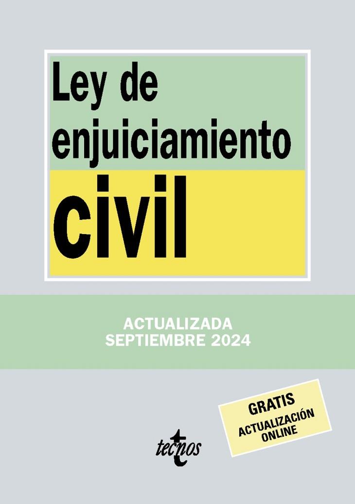 LEY DE ENJUICIAMIENTO CIVIL | 9788430991082 | EDITORIAL TECNOS | Llibreria Online de Vilafranca del Penedès | Comprar llibres en català