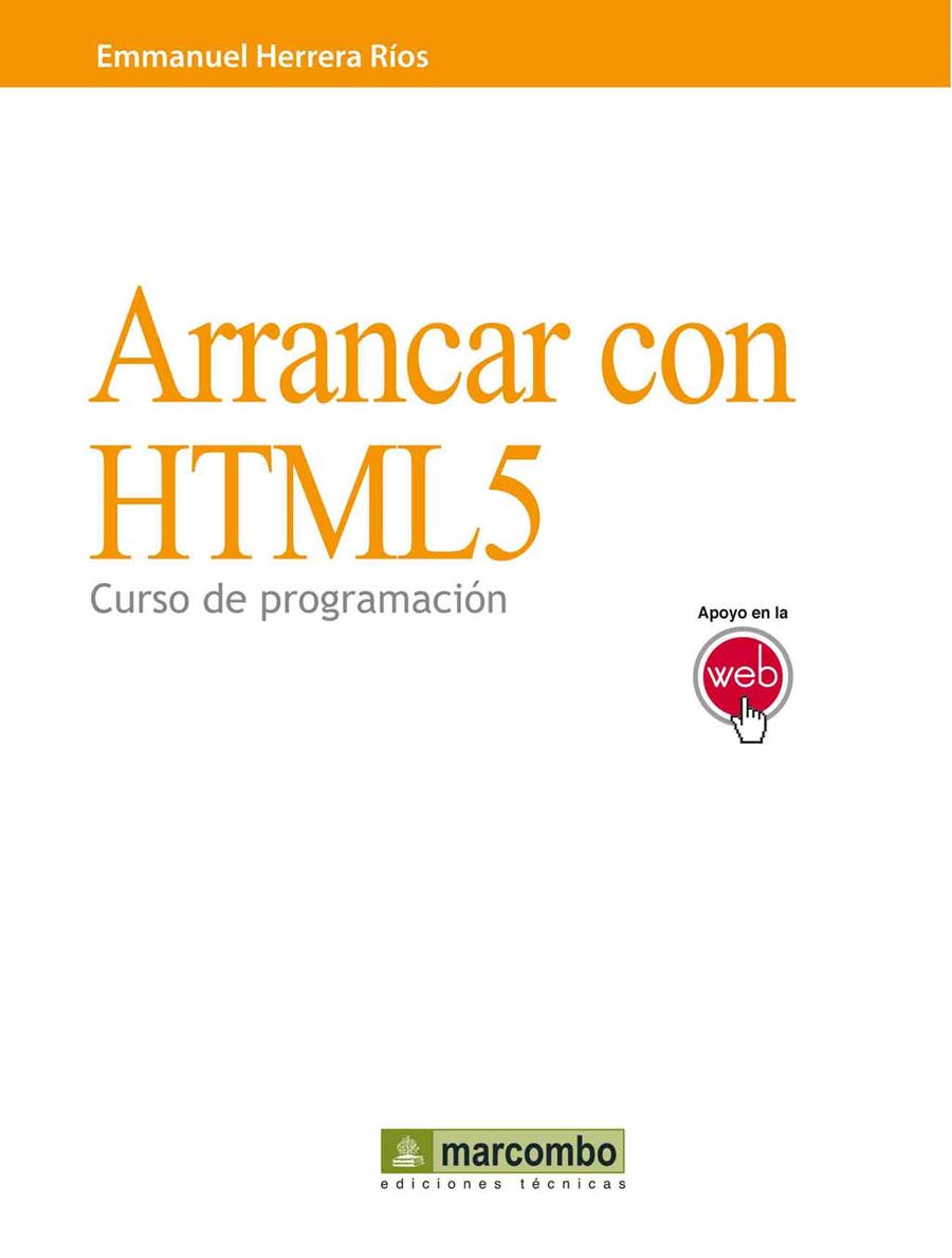 ARRANCAR CON HTML5 | 9788426717986 | HERRERA RÍOS, EMMANUEL | Llibreria Online de Vilafranca del Penedès | Comprar llibres en català