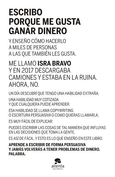 ESCRIBO PORQUE ME GUSTA GANAR DINERO | 9788413441290 | BRAVO, ISRAEL | Llibreria Online de Vilafranca del Penedès | Comprar llibres en català