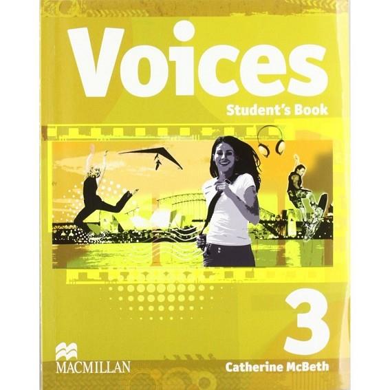 VOICES 3 STUDENT'S BOOK | 9780230033702 | MCBETH, C. | Llibreria Online de Vilafranca del Penedès | Comprar llibres en català