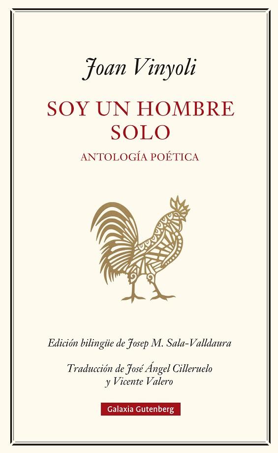 SOY UN HOMBRE SOLO | 9788419738769 | VINYOLI, JOAN | Llibreria Online de Vilafranca del Penedès | Comprar llibres en català