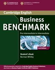 BUSINESS BENCHMARK PRE-INTERMEDIATE TO INTERMEDIATE BUSINESS PRELIMINARY STUDENT | 9781107693999 | WHITBY, NORMAN | Llibreria Online de Vilafranca del Penedès | Comprar llibres en català