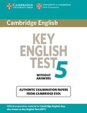 CAMBRIDGE KEY ENGLISH TEST 5 ST WITHOUT ANSWERS | 9780521123051 | AA.VV | Llibreria L'Odissea - Libreria Online de Vilafranca del Penedès - Comprar libros