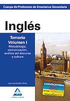 INGLES TEMARIO VOLUMEN 1 METODOLOGIA COMUNICACION ANALISIS | 9788466580274 | AA.VV | Llibreria Online de Vilafranca del Penedès | Comprar llibres en català