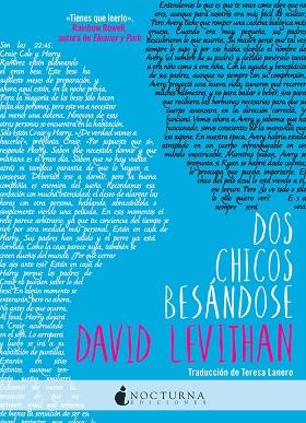 DOS CHICOS BESÁNDOSE | 9788494527753 | LEVITHAN, DAVID  | Llibreria L'Odissea - Libreria Online de Vilafranca del Penedès - Comprar libros