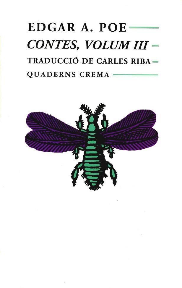 CONTES III EDGAR A.POE | 9788485704101 | POE, EDGAR A. | Llibreria Online de Vilafranca del Penedès | Comprar llibres en català