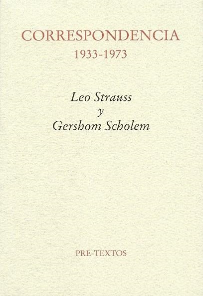 CORRESPONDENCIA 1933 1973 | 9788481919967 | STRAUSS, LEO SCHOLEM, GERSHOM | Llibreria Online de Vilafranca del Penedès | Comprar llibres en català