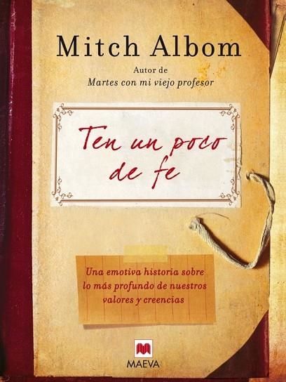 TEN UN POCO DE FE | 9788492695225 | ALBOM, MITCH | Llibreria Online de Vilafranca del Penedès | Comprar llibres en català