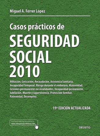 CASOS PRACTICOS DE SEGURIDAD SOCIAL 2010 | 9788423427758 | FERRER LOPEZ, MIGUEL ANGEL | Llibreria Online de Vilafranca del Penedès | Comprar llibres en català