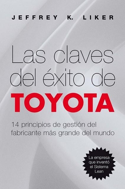 LAS CLAVES DEL EXITO DE TOYOTA | 9788498750744 | LIKER, JEFFREY K. | Llibreria L'Odissea - Libreria Online de Vilafranca del Penedès - Comprar libros