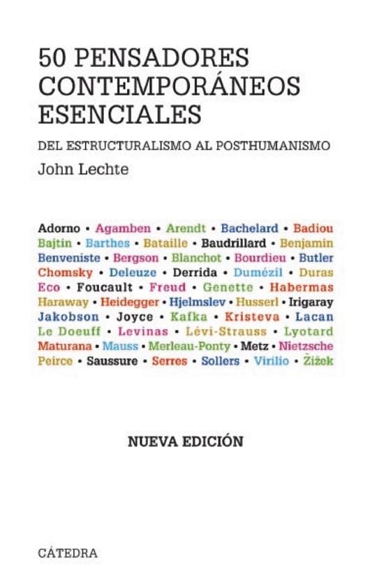 CINCUENTA PENSADORES CONTEMPORANEOS ESENCIALES | 9788437626970 | LECHTE, JOHN | Llibreria Online de Vilafranca del Penedès | Comprar llibres en català