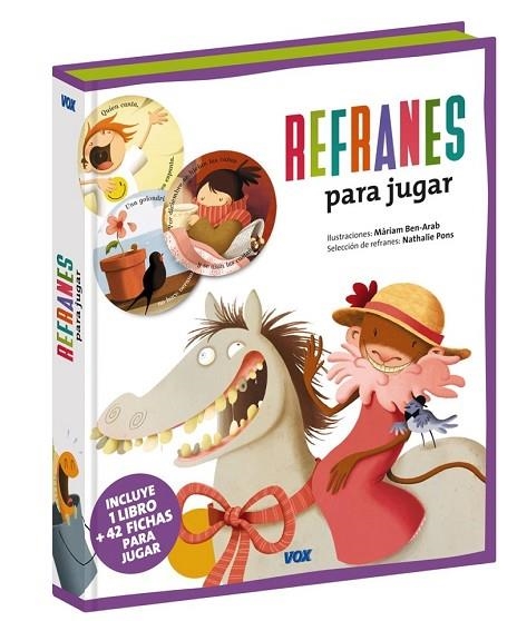 REFRANES PARA JUGAR - LLIBRE + 42 FITXES | 9788471538840 | - | Llibreria Online de Vilafranca del Penedès | Comprar llibres en català