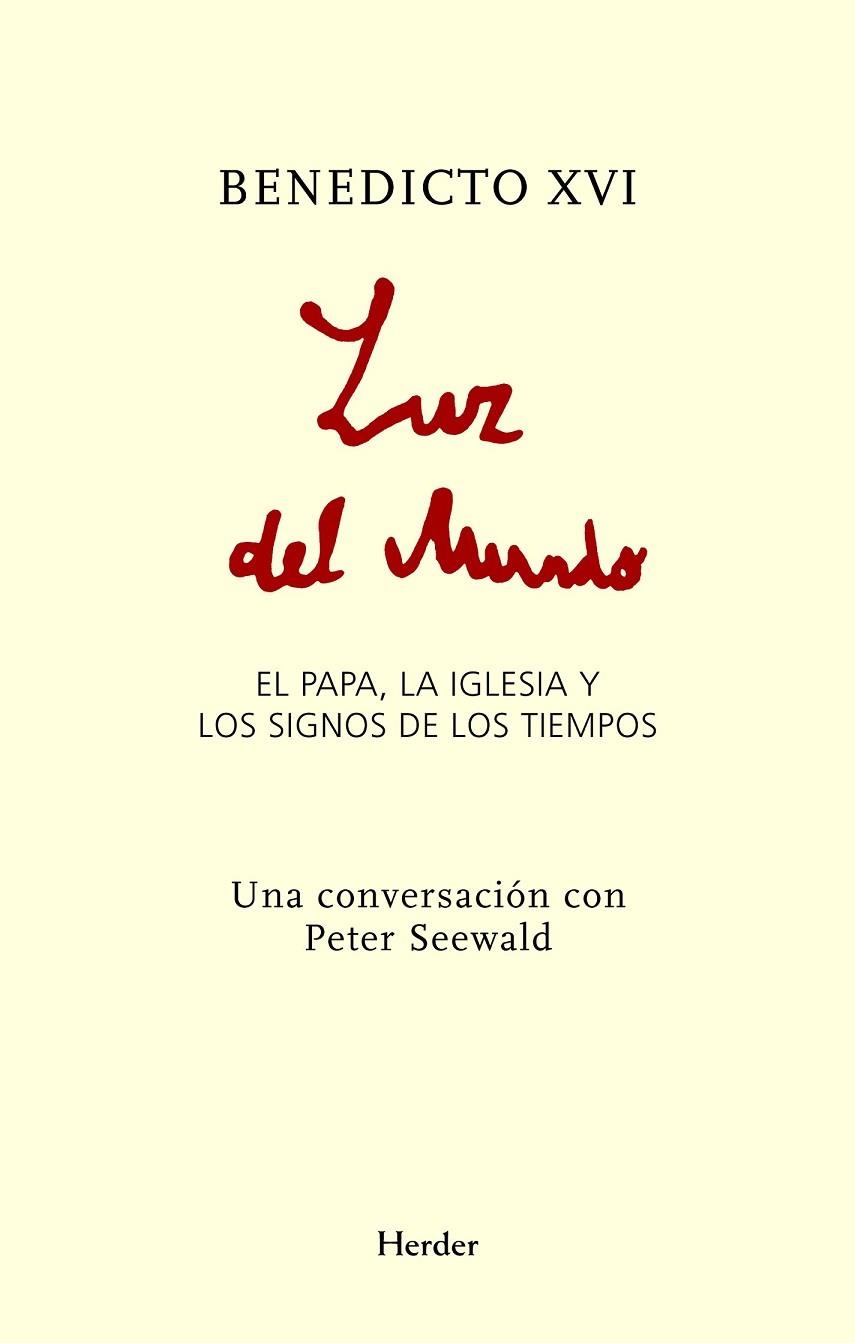 LUZ DEL MUNDO | 9788425427565 | BENEDICTO XVI | Llibreria Online de Vilafranca del Penedès | Comprar llibres en català