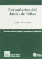 FORMULARIOS DE JUICIO DE FALTAS | 9788480028004 | AA. VV. | Llibreria Online de Vilafranca del Penedès | Comprar llibres en català