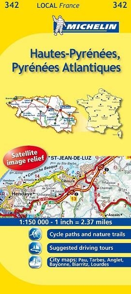 HAUTES PYRENEES PYRENEES ATLANTIQUES 1:150 000 MICHELIN | 9782067133969 | AA. VV. | Llibreria Online de Vilafranca del Penedès | Comprar llibres en català