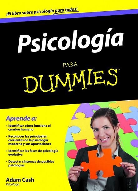 PSICOLOGIA PARA DUMMIES | 9788432921650 | CASH, ADAM | Llibreria Online de Vilafranca del Penedès | Comprar llibres en català