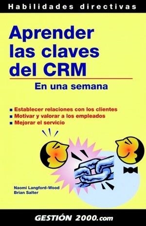 APRENDER LAS CLAVES DEL CRM EN UNA SEMANA | 9788496426214 | AAVV | Llibreria Online de Vilafranca del Penedès | Comprar llibres en català