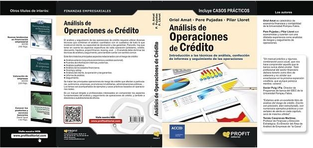 ANALISIS DE OPERACIONES DE CREDITO | 9788415330745 | AMAT, ORIOL | Llibreria Online de Vilafranca del Penedès | Comprar llibres en català