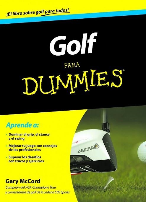 GOLF  PARA DUMMIES | 9788432900549 | MCCORD, GARY | Llibreria Online de Vilafranca del Penedès | Comprar llibres en català