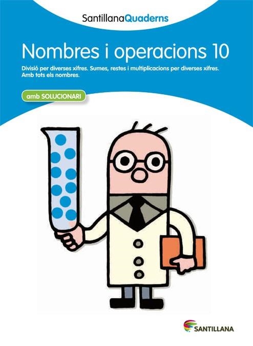 NOMBRES I OPERACIONS 10 AMB SOLUCIONARI | 9788468013916 | AA. VV. | Llibreria Online de Vilafranca del Penedès | Comprar llibres en català