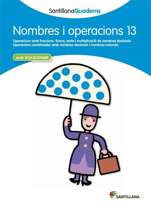 NOMBRES I OPERACIONS 13 AMB SOLUCIONARI | 9788468013947 | AA. VV. | Llibreria Online de Vilafranca del Penedès | Comprar llibres en català