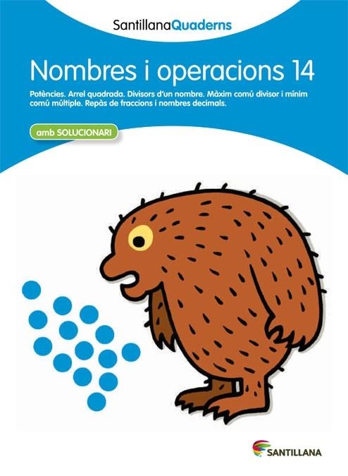 NOMBRES I OPERACIONS 14 AMB SOLUCIONARI | 9788468013954 | AA. VV. | Llibreria Online de Vilafranca del Penedès | Comprar llibres en català