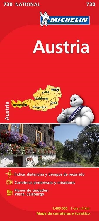 AUSTRIA MAPA NATIONAL | 9782067171756 | VARIOS AUTORES | Llibreria Online de Vilafranca del Penedès | Comprar llibres en català