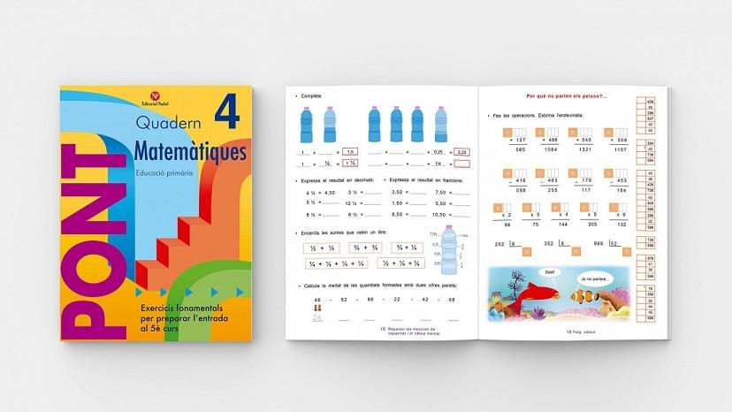 PONT MATEMÀTIQUES 4T PRIMÀRIA | 9788478873685 | VV. AA | Llibreria Online de Vilafranca del Penedès | Comprar llibres en català