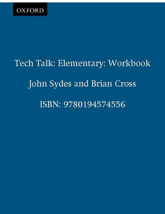 TECH TALK WORKBOOK | 9780194574556 | AA. VV. | Llibreria Online de Vilafranca del Penedès | Comprar llibres en català