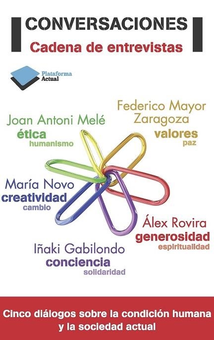 CONVERSACIONES | 9788415577546 | MELÉ, JOAN ANTONI/NOVO, MARÍA/GABILONDO, IÑAKI/ROVIRA, ÁLEX/MAYOR ZARAGOZA, FEDERIDO | Llibreria Online de Vilafranca del Penedès | Comprar llibres en català