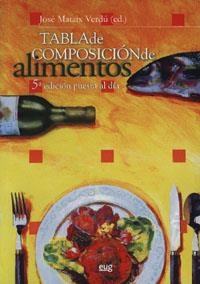 TABLA DE COMPOSICION DE ALIMENTOS | 9788433849809 | MATAIX  | Llibreria Online de Vilafranca del Penedès | Comprar llibres en català