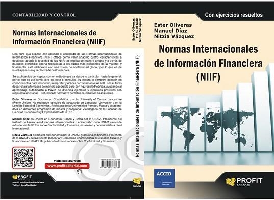 NORMAS INTERNACIONALES DE INFORMACIÓN FINANCIERA ( NIIF ) | 9788415735366 | OLIVERAS, ESTER / DIAZ, MANUEL / VAZQUEZ, NITZIA | Llibreria Online de Vilafranca del Penedès | Comprar llibres en català