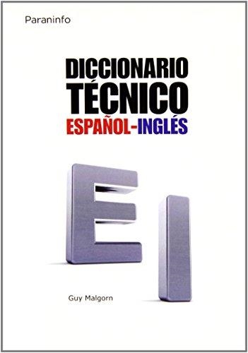 DICCIONARIO TECNICO ESPAÑOL-INGLES | 9788428313544 | MALGORN | Llibreria Online de Vilafranca del Penedès | Comprar llibres en català