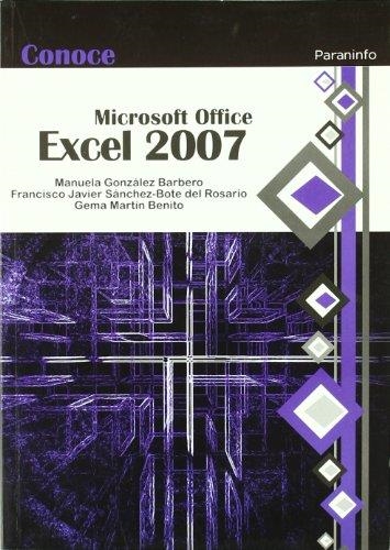 CONOCE MICROSOFT OFFICE EXCEL 2007 | 9788428331937 | AA.VV | Llibreria Online de Vilafranca del Penedès | Comprar llibres en català