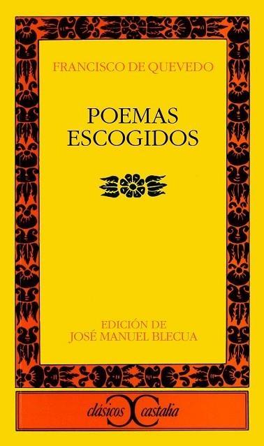 POEMAS ESCOGIDOS QUEVEDO | 9788470391668 | QUEVEDO | Llibreria Online de Vilafranca del Penedès | Comprar llibres en català